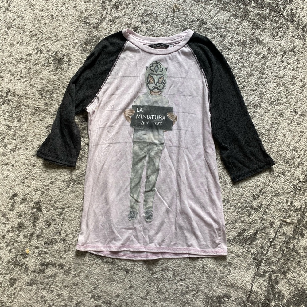 La Miniatura boy or girl 3/4 sleeve Tshirt